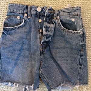 Zara Classic Blue Denim Shorts
